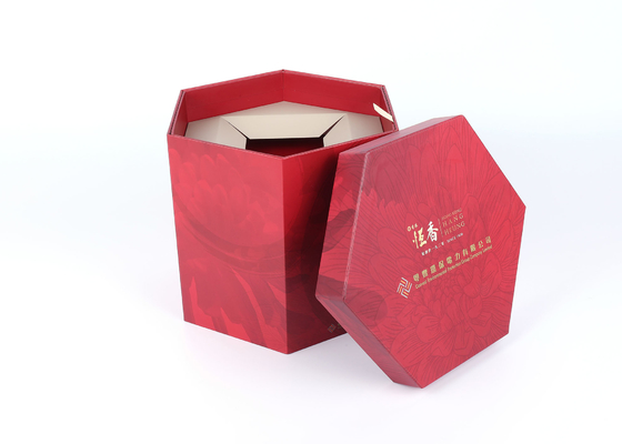 Luxury Hexagon Shape Cardboard Candy Box Cosmetic Jewery Storage Rigid